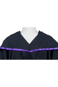 造香港城市大學人文及社會科學學士畢業袍紫色畢業肩帶制服公司 social science 畢業袍 DA321